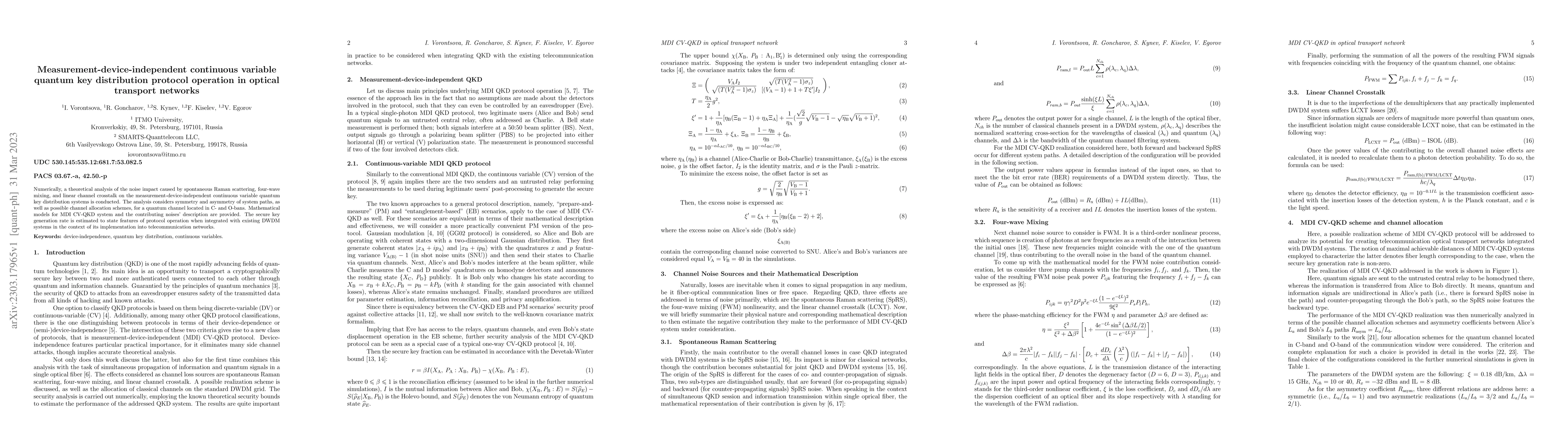 Thumbnail for Measurement-device-independent continuous variable quantum key
  distribution protocol operation in optical transport networks