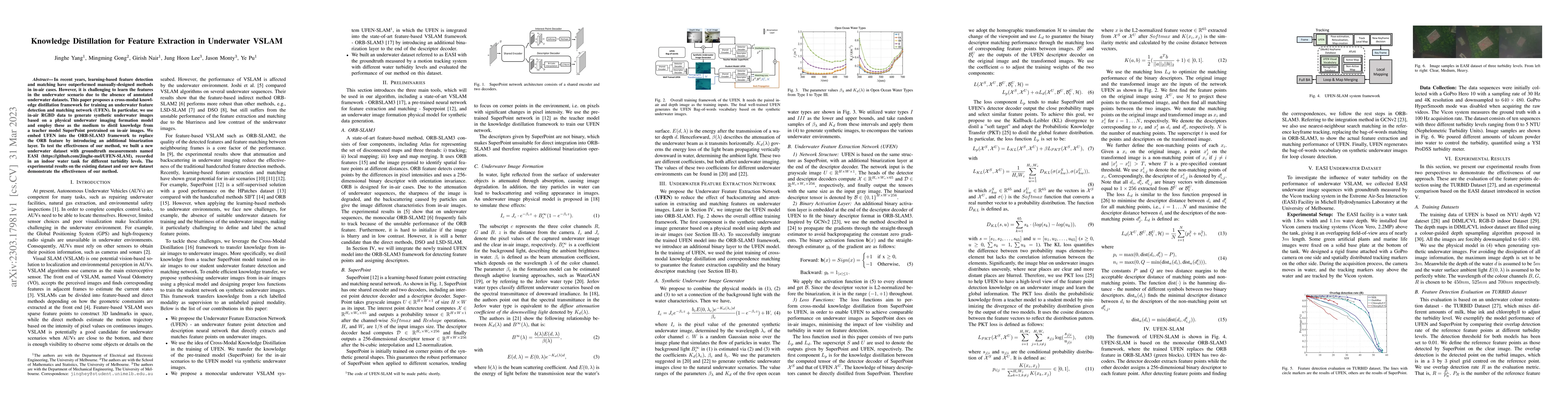Thumbnail for Knowledge Distillation for Feature Extraction in Underwater VSLAM