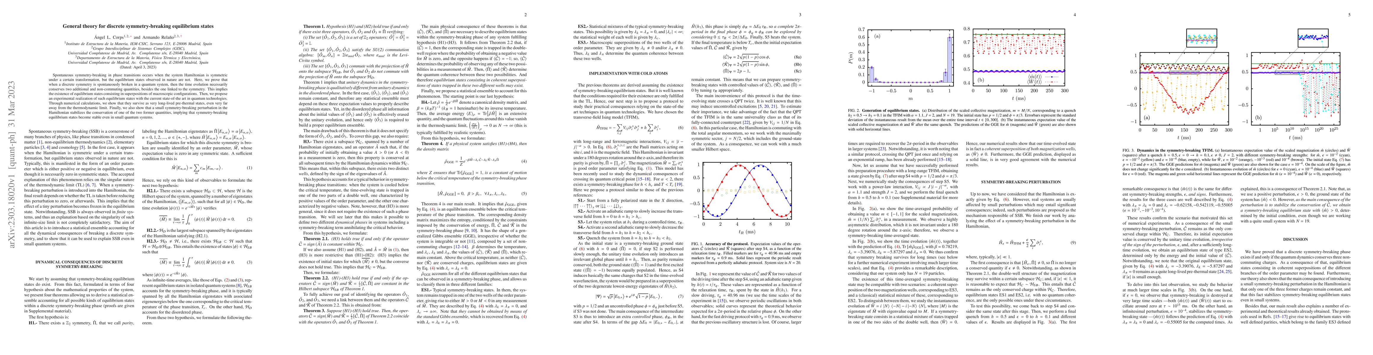 Thumbnail for General theory for discrete symmetry-breaking equilibrium states