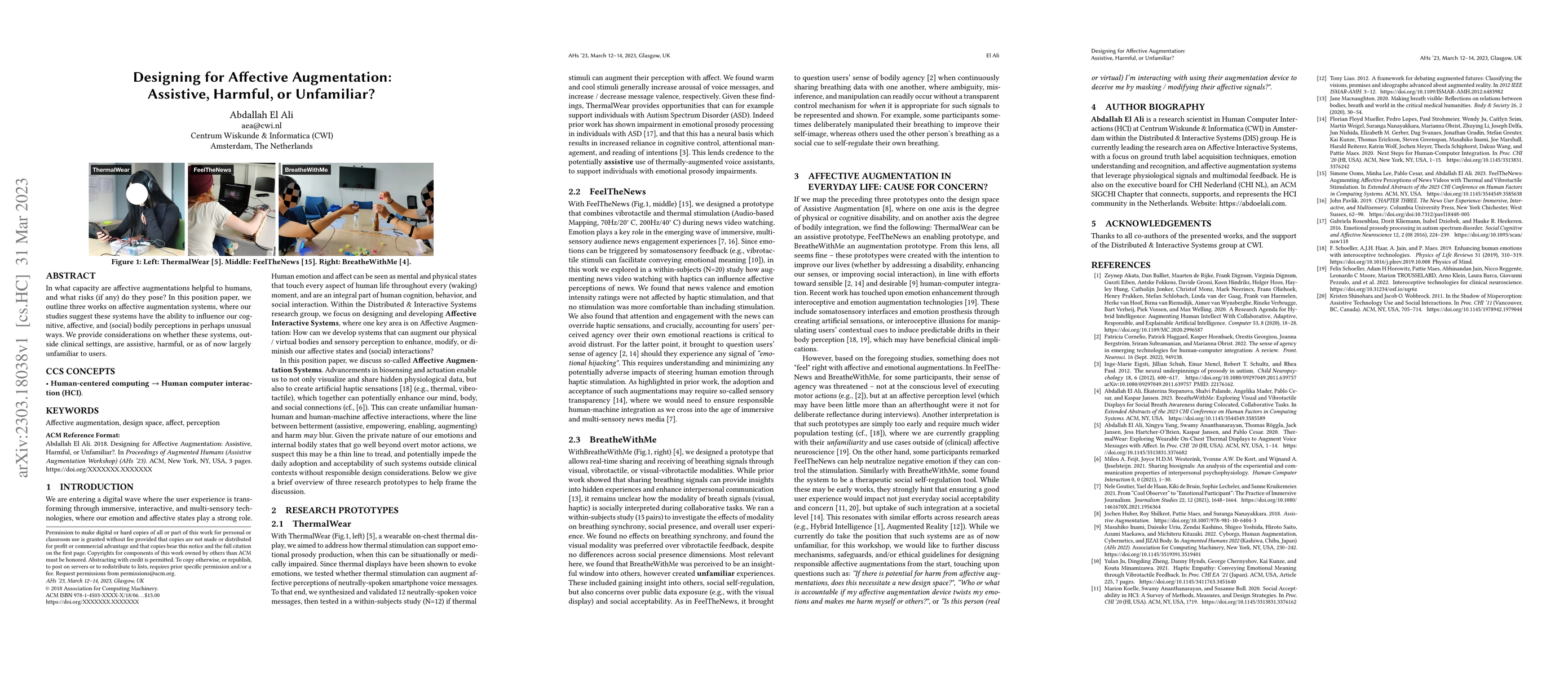 Thumbnail for Designing for Affective Augmentation: Assistive, Harmful, or Unfamiliar?