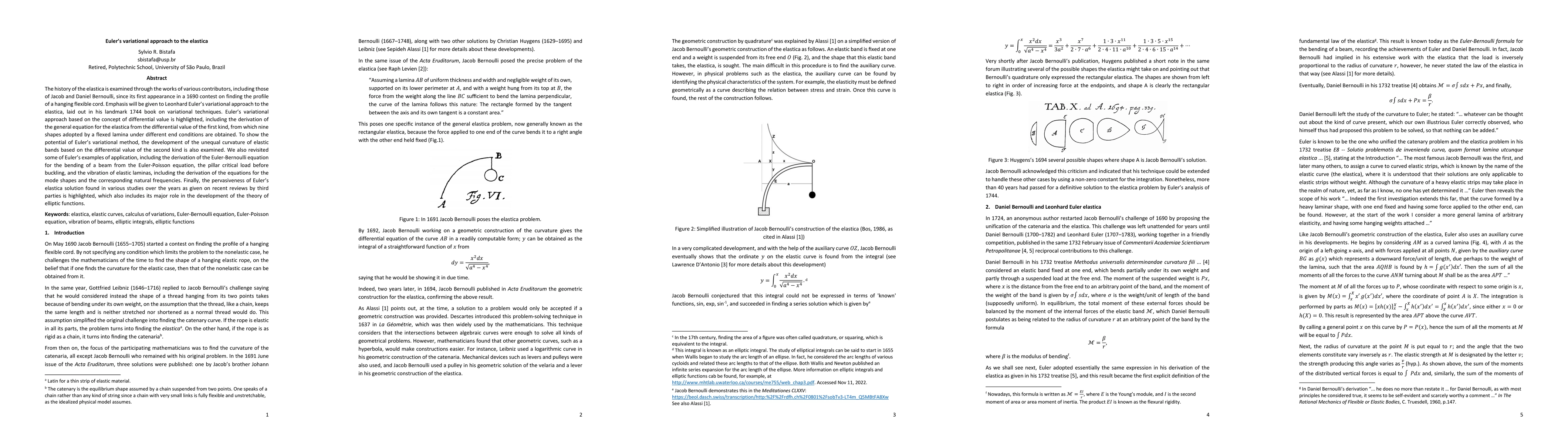 Thumbnail for Euler's variational approach to the elastica