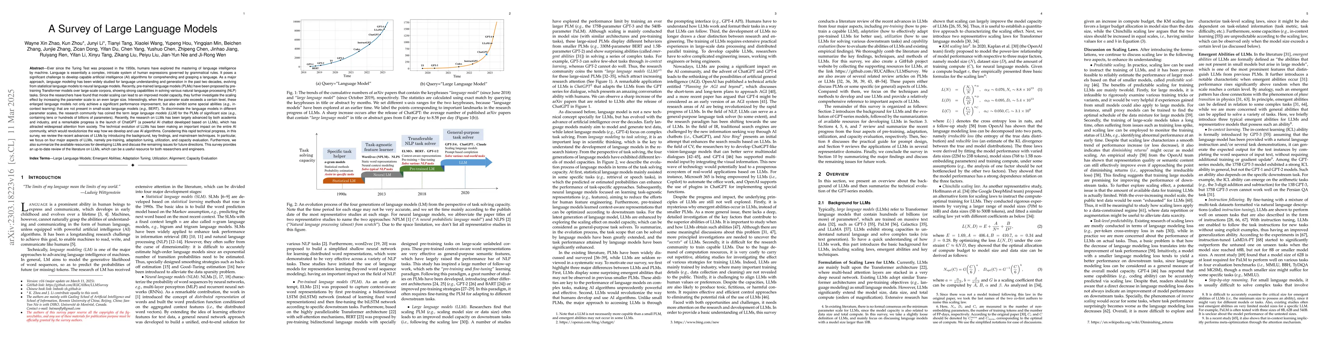 Thumbnail for A Survey of Large Language Models
