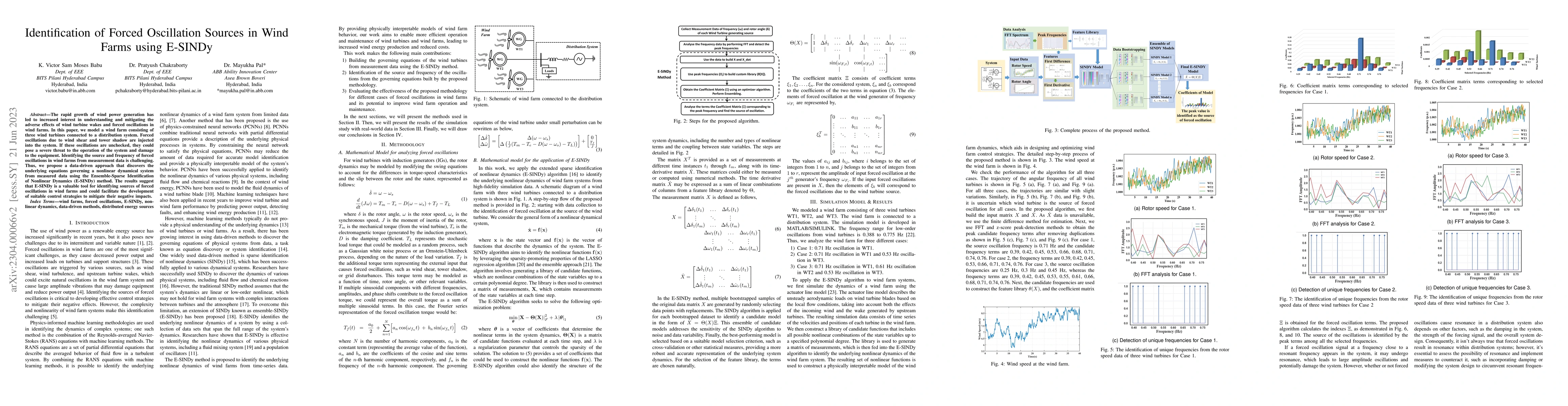 Thumbnail for Identification of Forced Oscillation Sources in Wind Farms using E-SINDy
