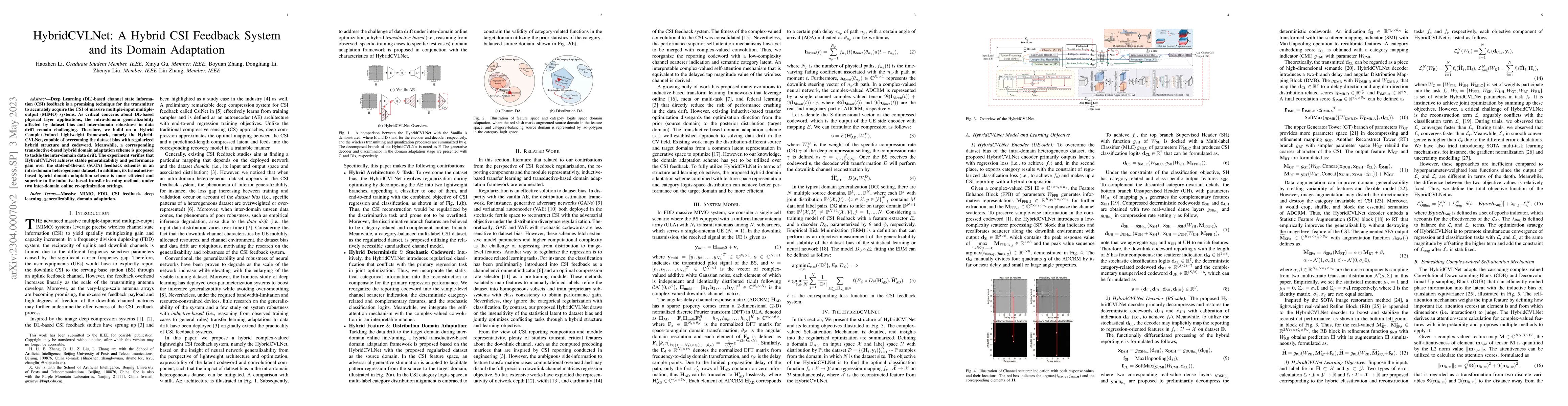 Thumbnail for HybridCVLNet: A Hybrid CSI Feedback System and its Domain Adaptation