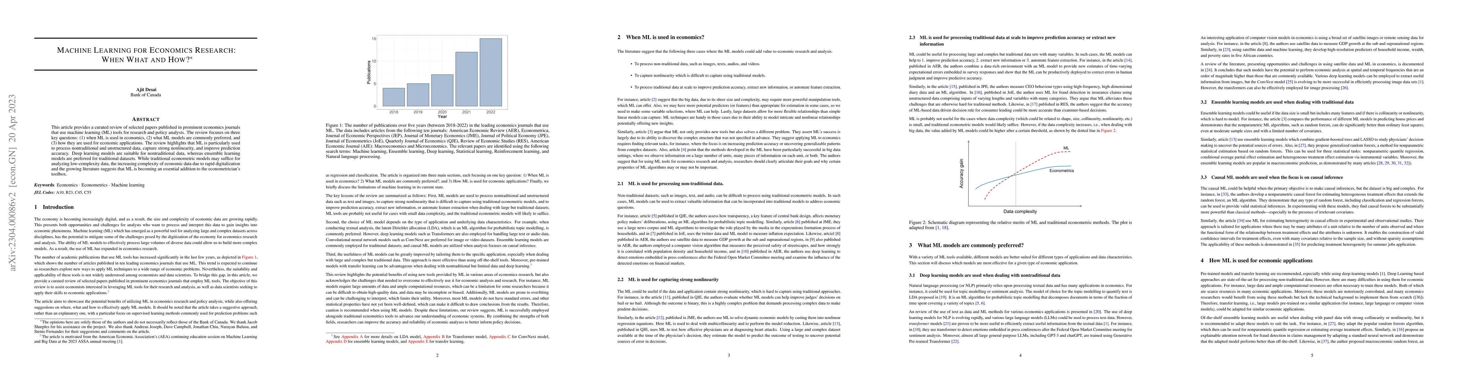 Thumbnail for Machine Learning for Economics Research: When What and How?