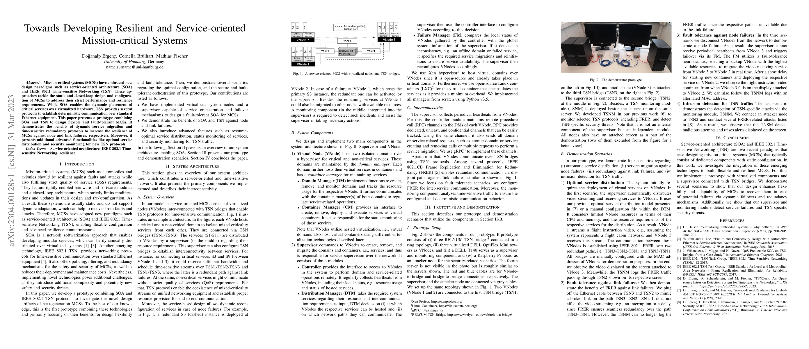 Thumbnail for Towards Developing Resilient and Service-oriented Mission-critical
  Systems