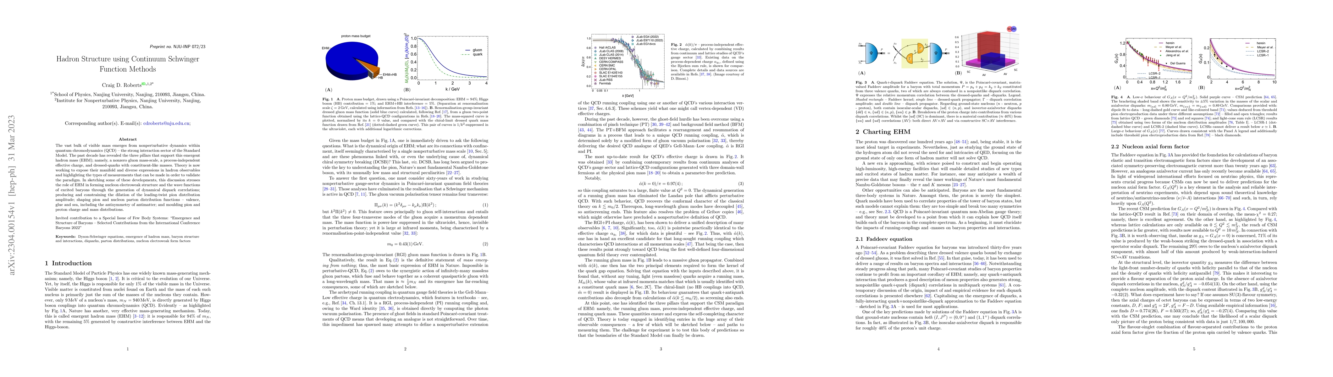 Thumbnail for Hadron Structure using Continuum Schwinger Function Methods