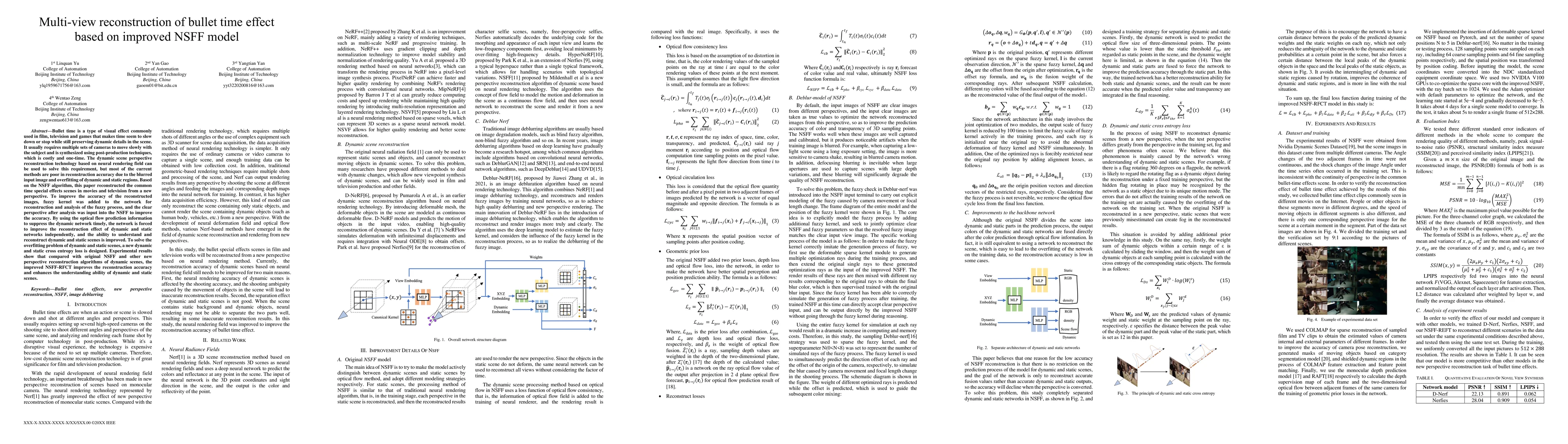 Thumbnail for Multi-view reconstruction of bullet time effect based on improved NSFF
  model