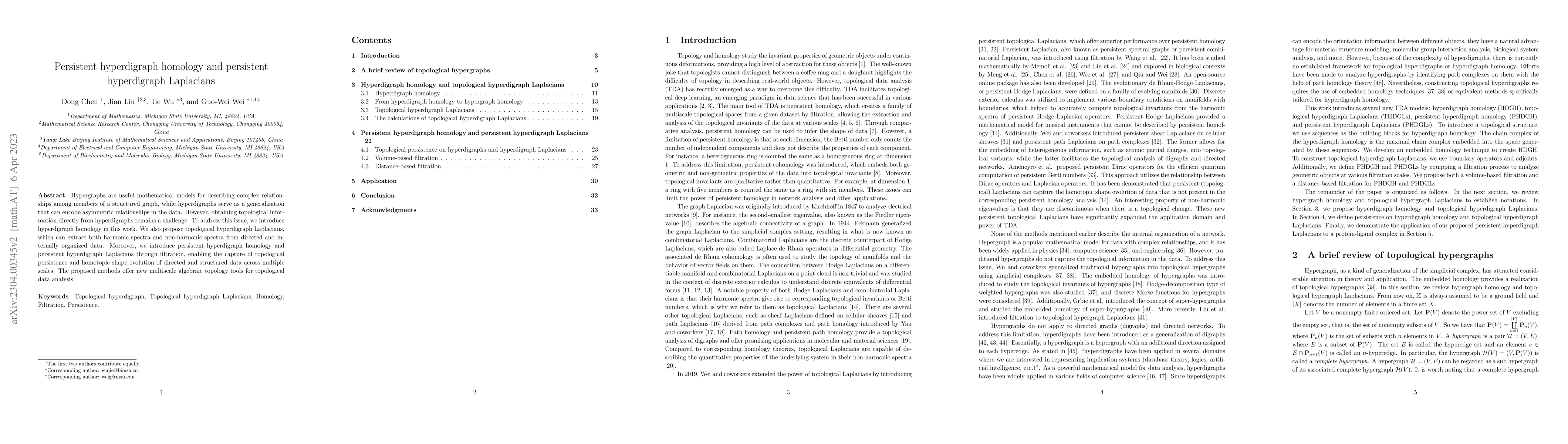 Thumbnail for Persistent hyperdigraph homology and persistent hyperdigraph Laplacians