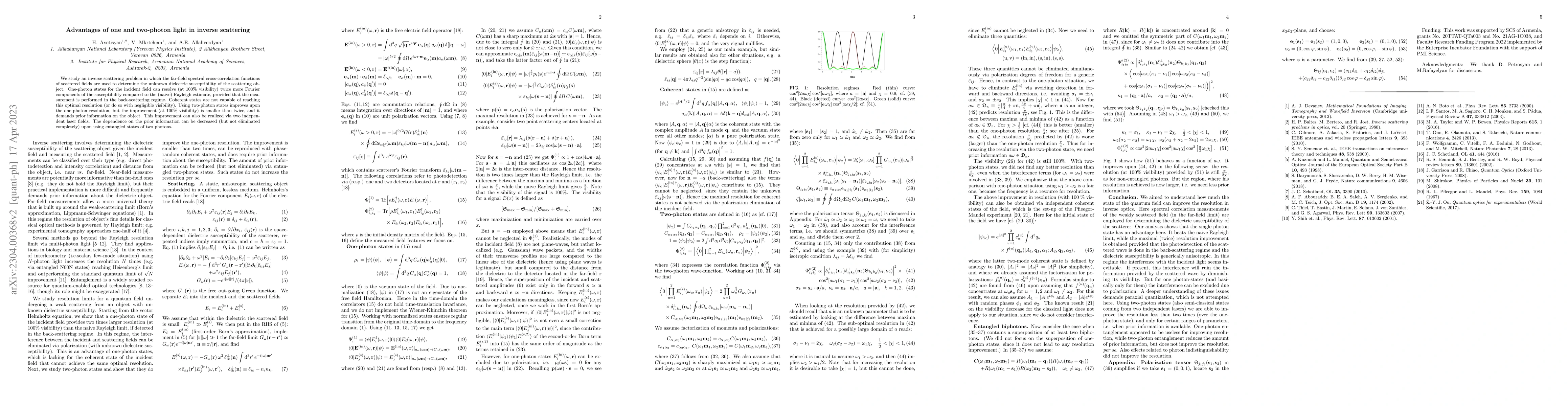 Thumbnail for Advantages of one and two-photon inverse scattering