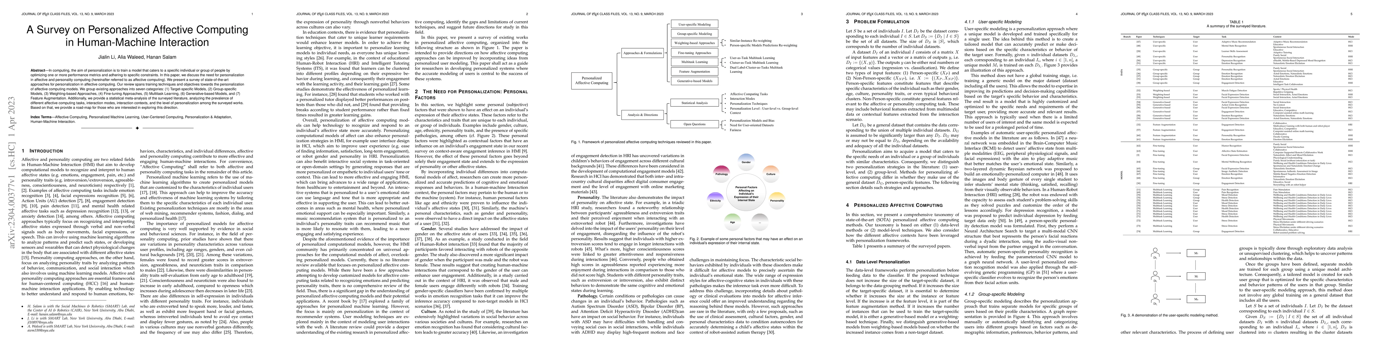 Thumbnail for A Survey on Personalized Affective Computing in Human-Machine
  Interaction