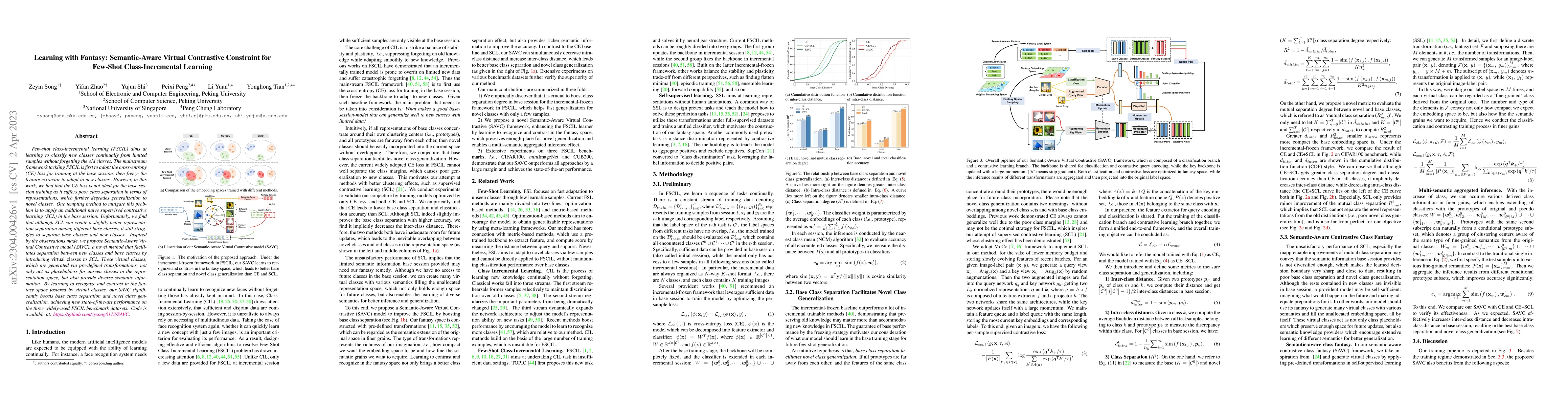 Thumbnail for Learning with Fantasy: Semantic-Aware Virtual Contrastive Constraint for
  Few-Shot Class-Incremental Learning
