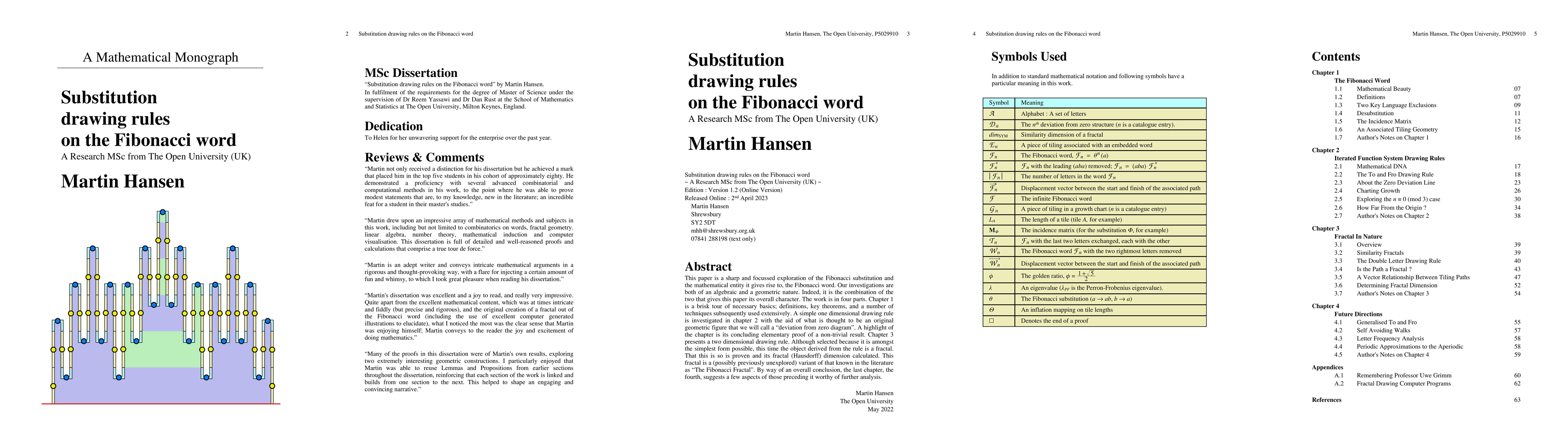 Thumbnail for Substitution drawing rules on the Fibonacci word