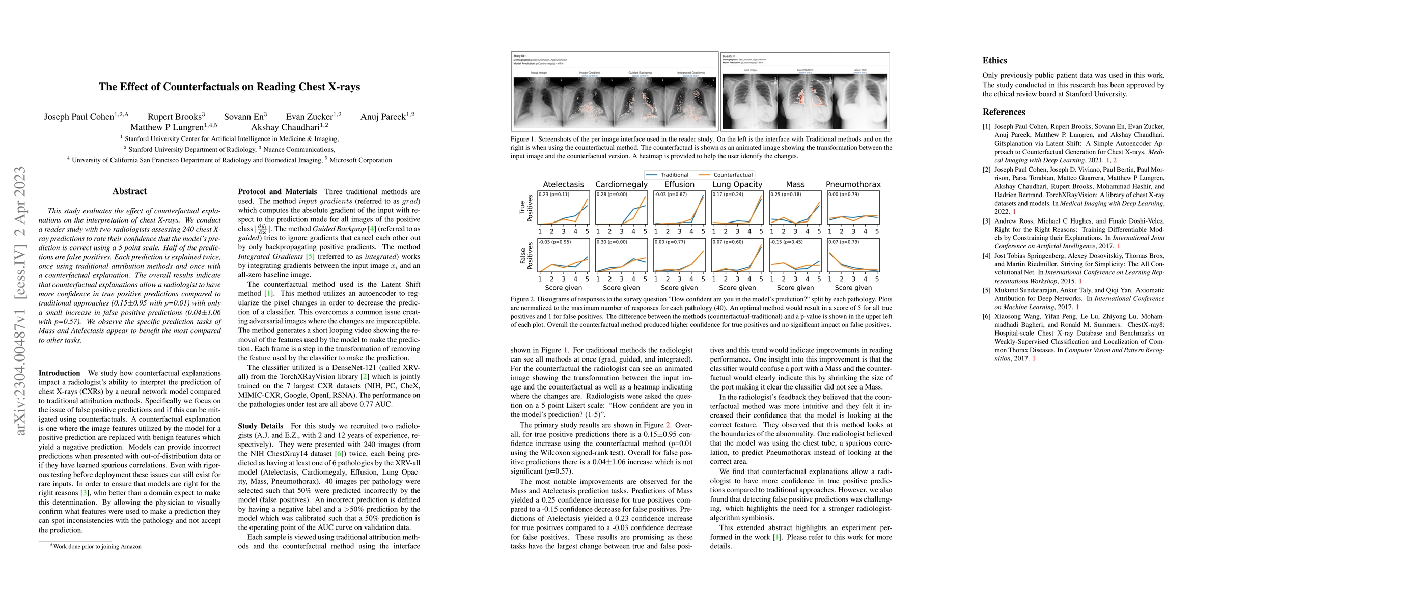 Thumbnail for The Effect of Counterfactuals on Reading Chest X-rays