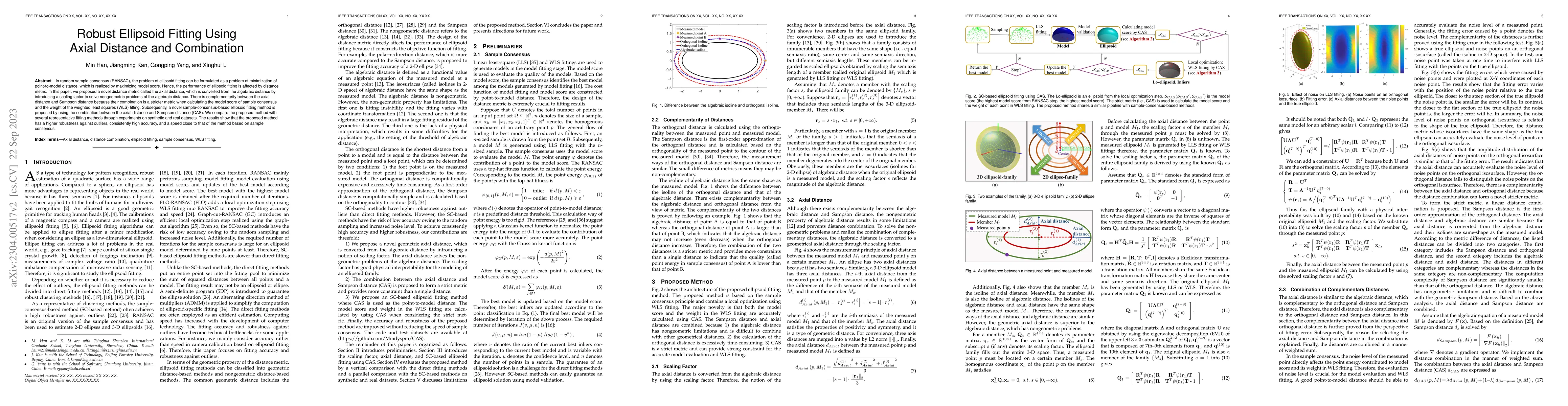 Thumbnail for Robust Ellipsoid Fitting Using Axial Distance and Combination