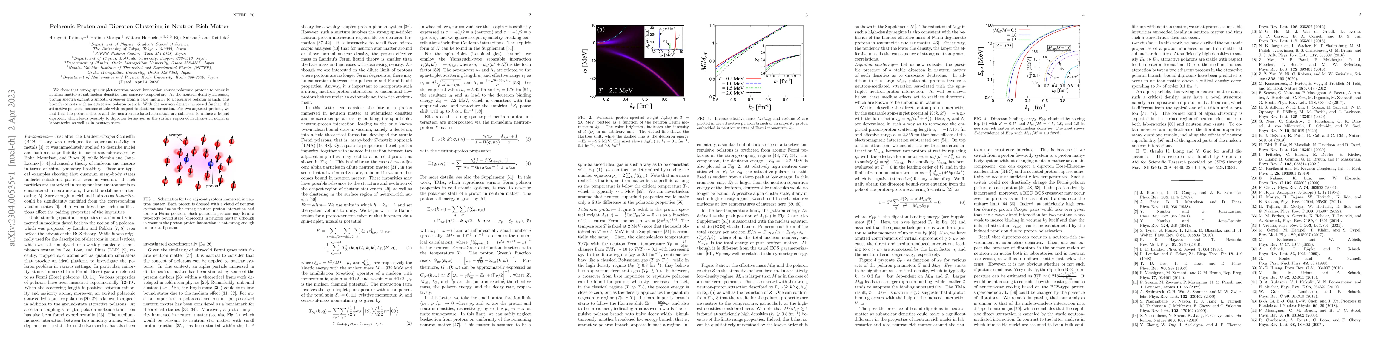 Thumbnail for Polaronic Proton and Diproton Clustering in Neutron-Rich Matter
