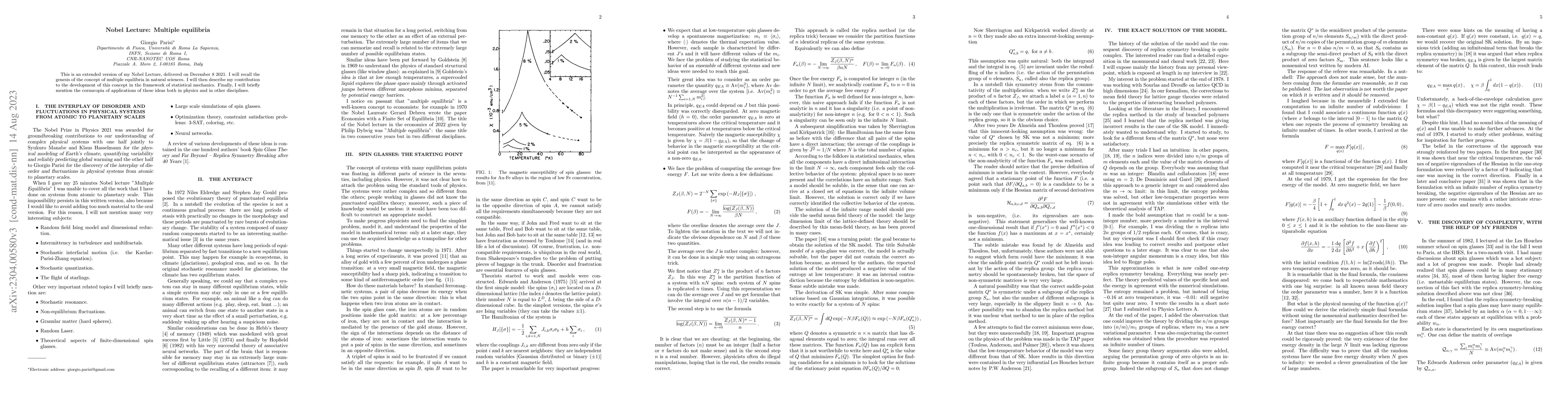 Thumbnail for Nobel Lecture: Multiple equilibria