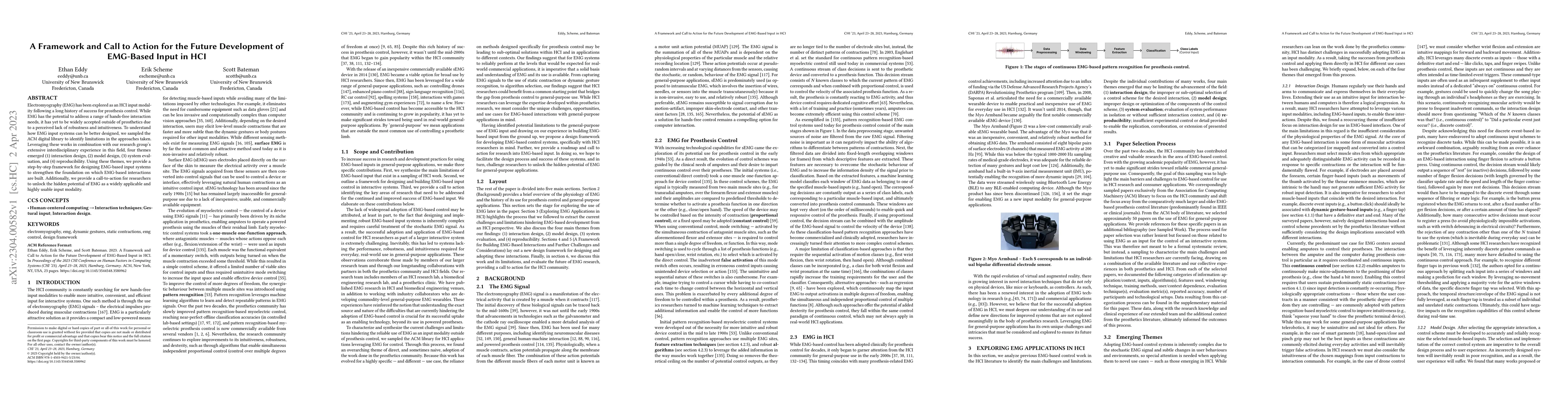 Thumbnail for A Framework and Call to Action for the Future Development of EMG-Based
  Input in HCI