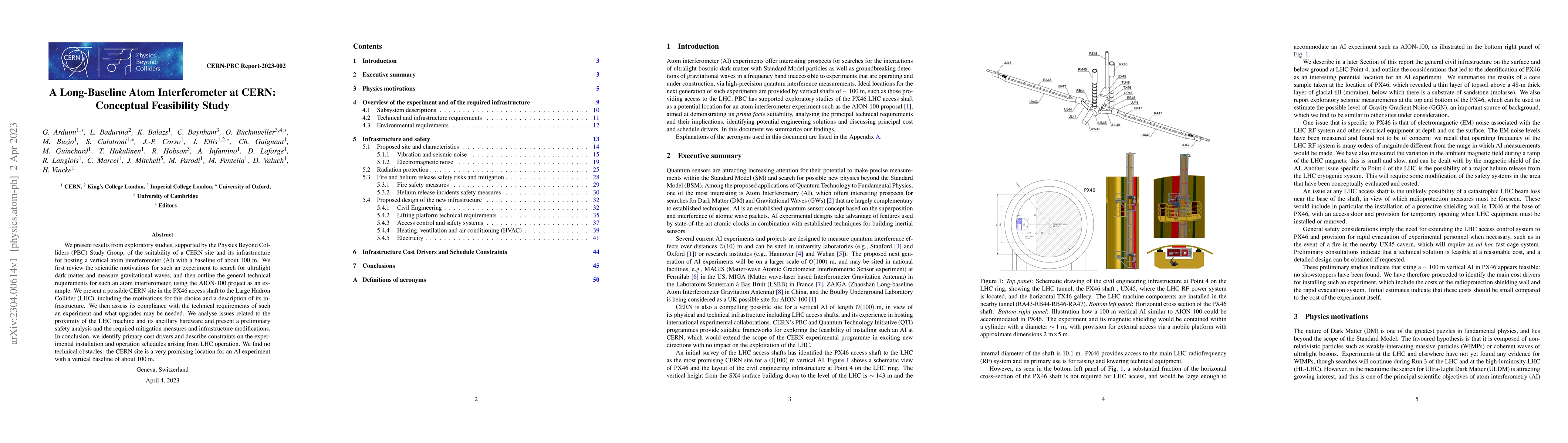 Thumbnail for A Long-Baseline Atom Interferometer at CERN: Conceptual Feasibility
  Study