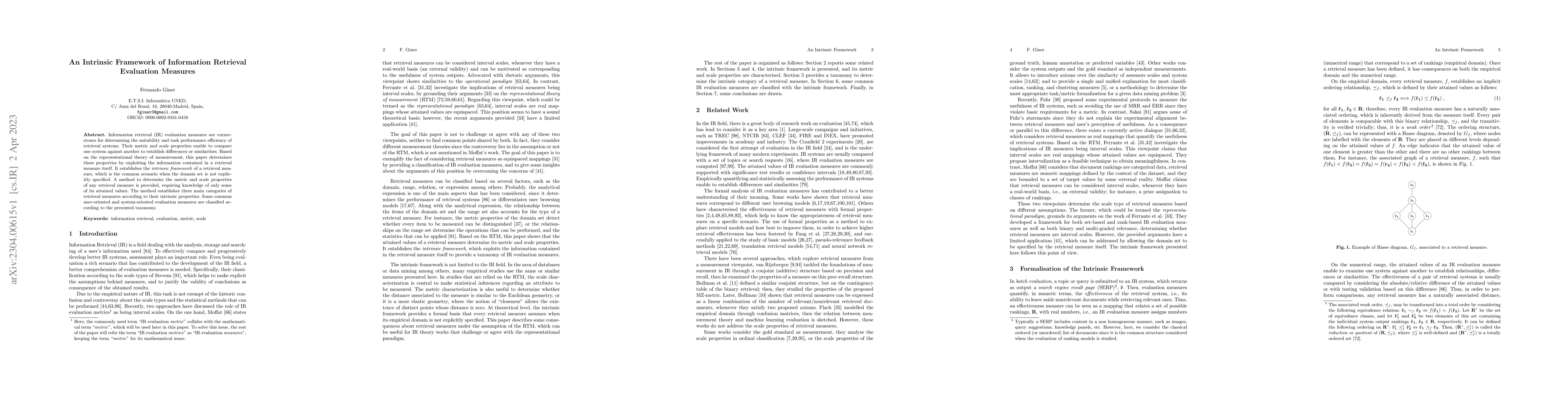 Thumbnail for An Intrinsic Framework of Information Retrieval Evaluation Measures