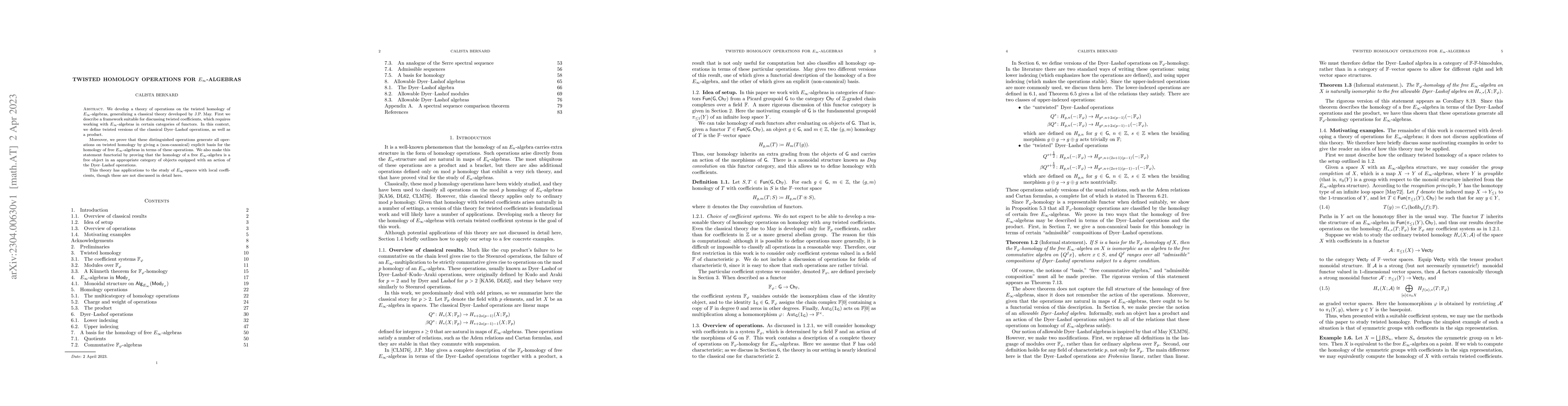 Thumbnail for Twisted homology operations for $E_{\infty}$-algebras