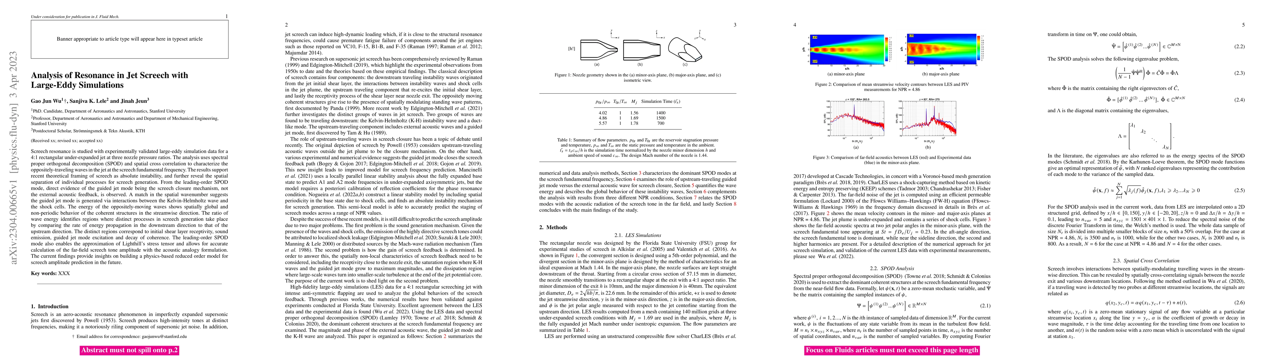 Thumbnail for Analysis of Resonance in Jet Screech with Large-Eddy Simulations