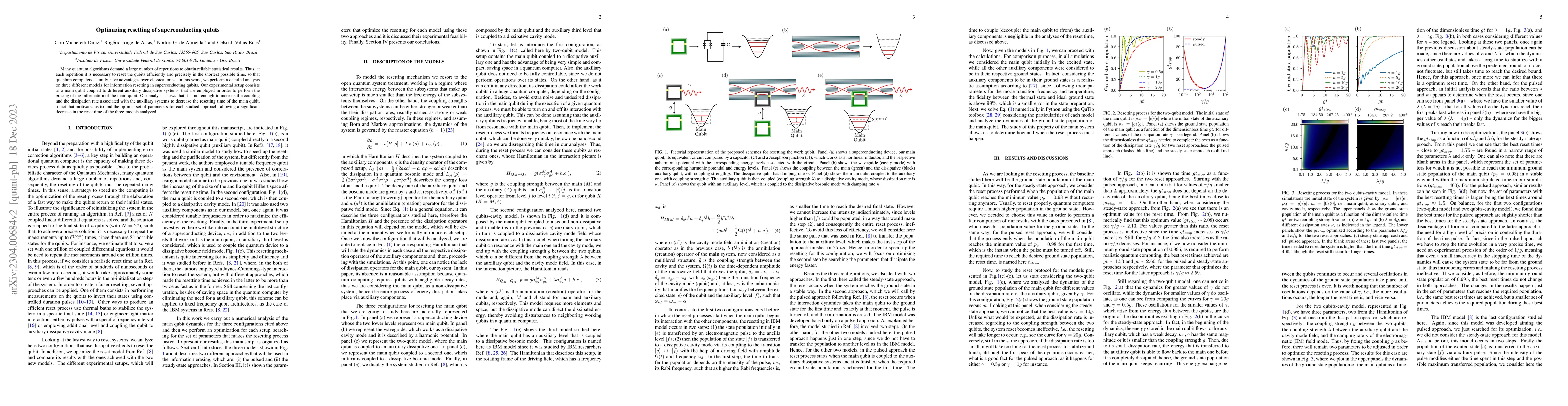 Thumbnail for Optimizing resetting of superconducting qubits