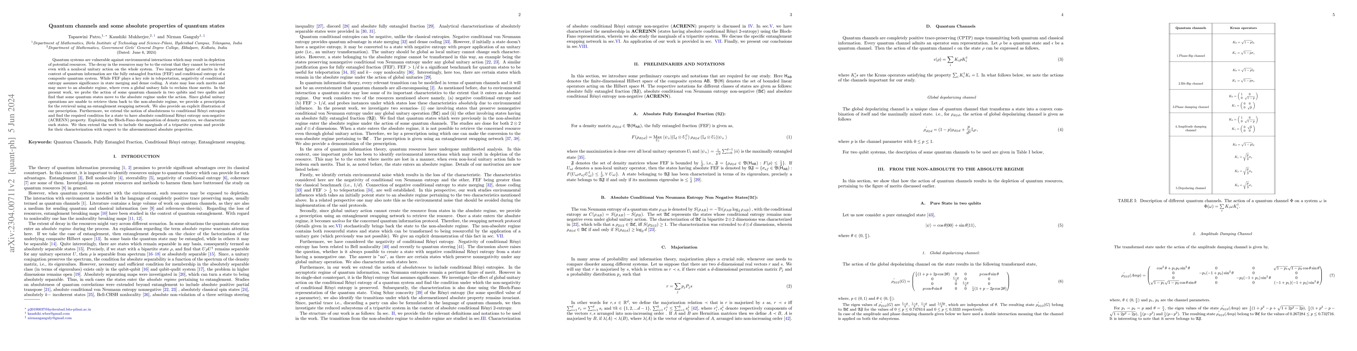 Thumbnail for Quantum channels and some absolute properties of quantum states
