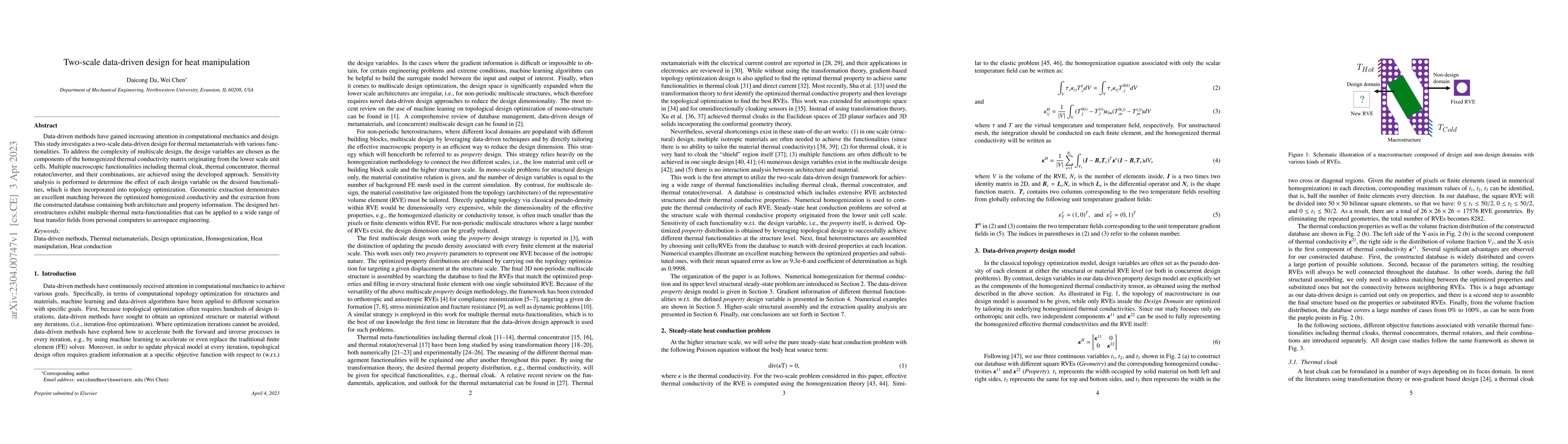 Thumbnail for Two-scale data-driven design for heat manipulation