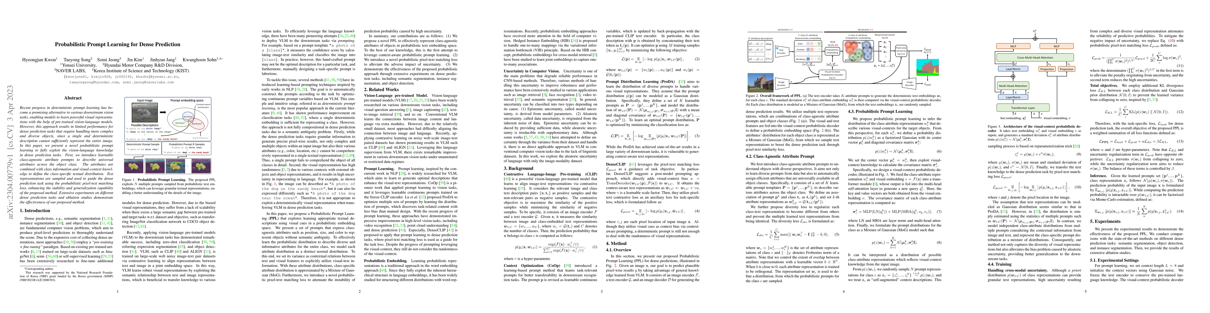 Thumbnail for Probabilistic Prompt Learning for Dense Prediction
