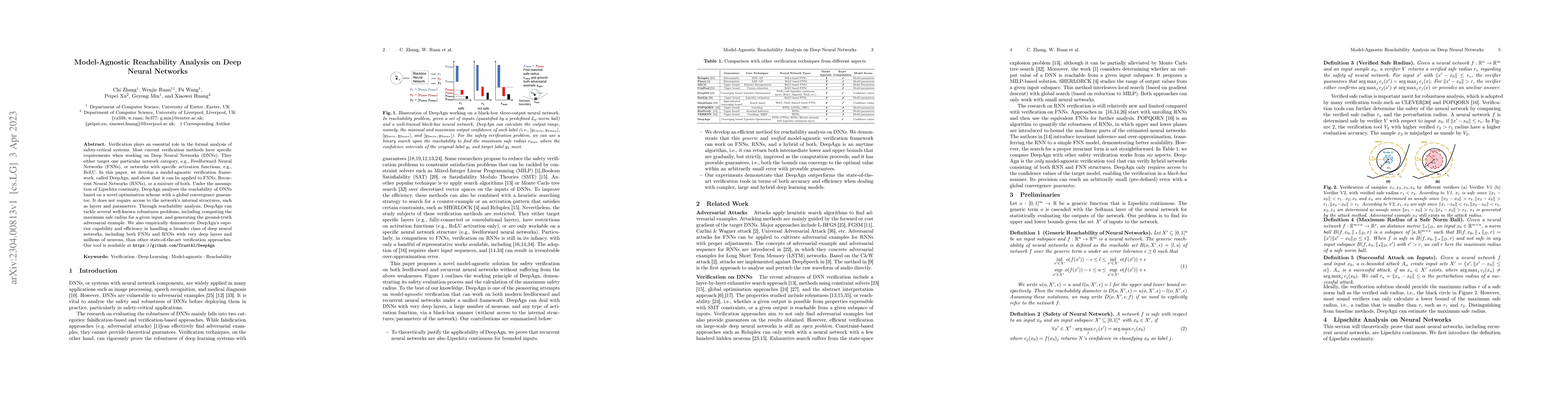 Thumbnail for Model-Agnostic Reachability Analysis on Deep Neural Networks