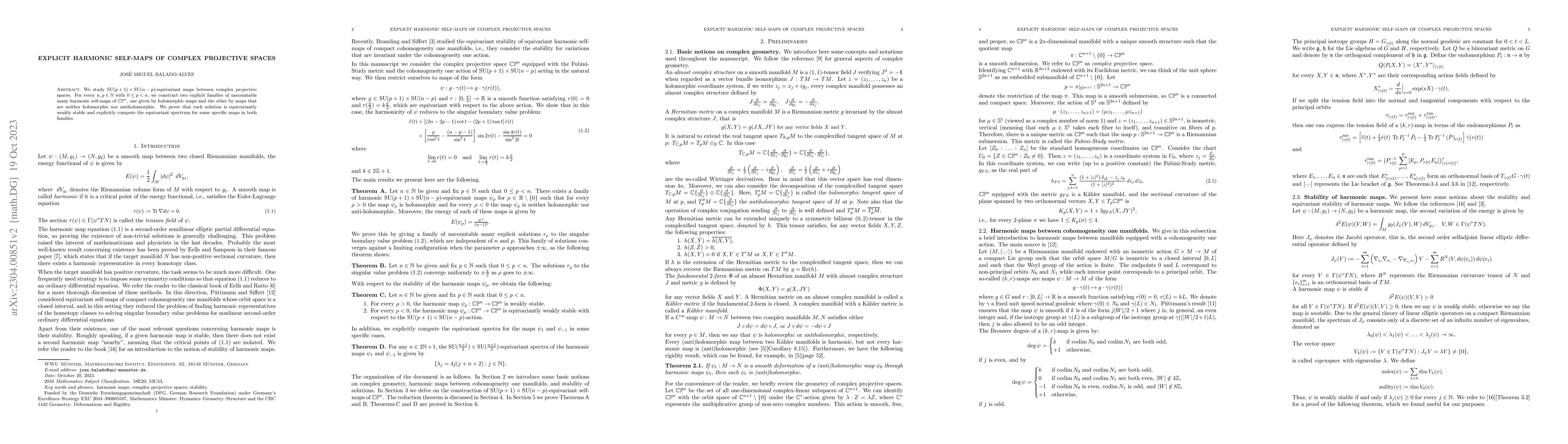 Thumbnail for Explicit harmonic self-maps of complex projective spaces