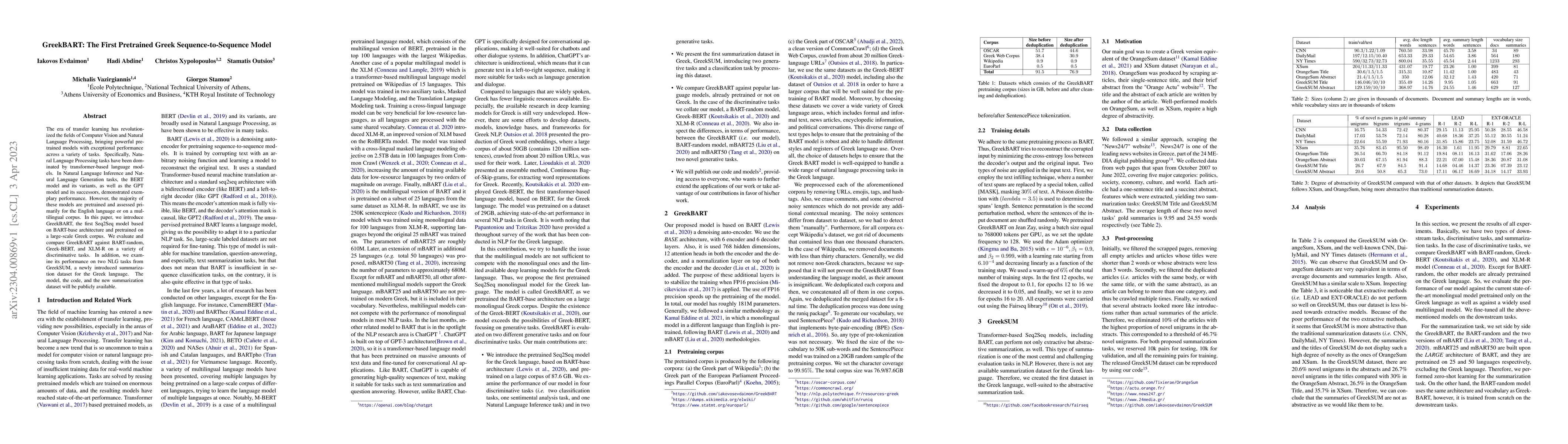 Thumbnail for GreekBART: The First Pretrained Greek Sequence-to-Sequence Model