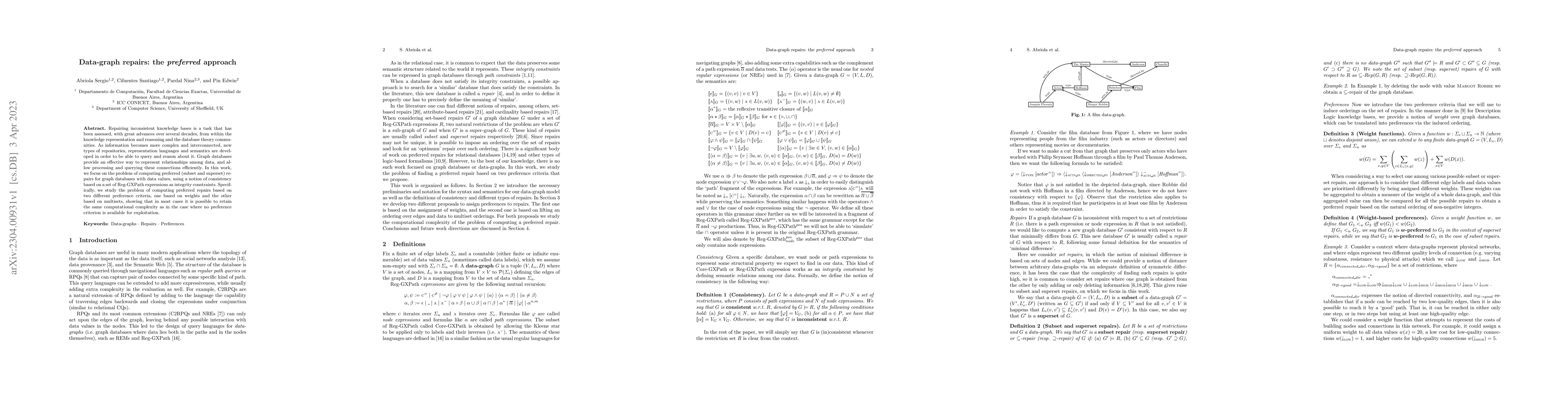 Thumbnail for Data-graph repairs: the preferred approach