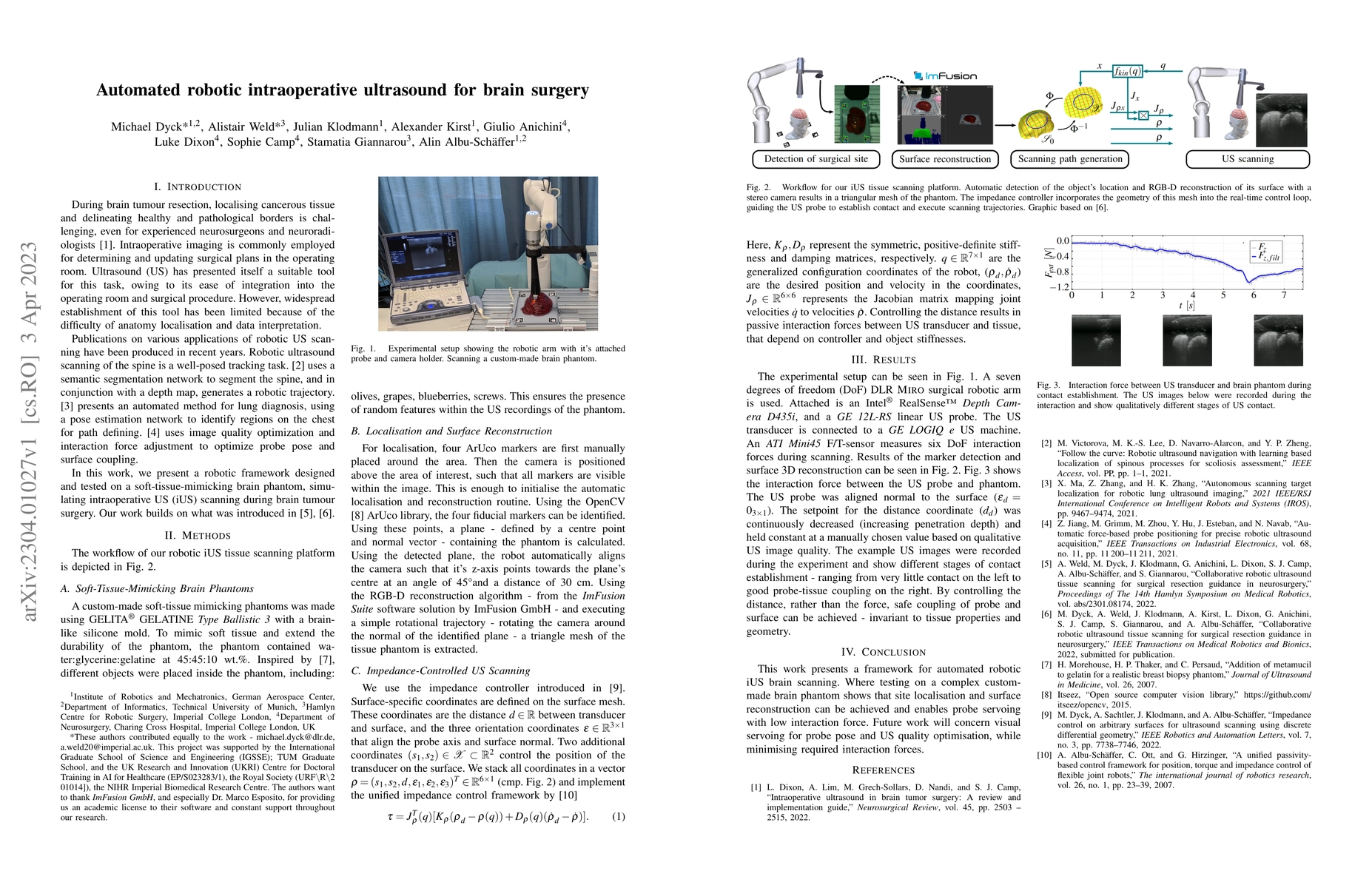 Thumbnail for Automated robotic intraoperative ultrasound for brain surgery