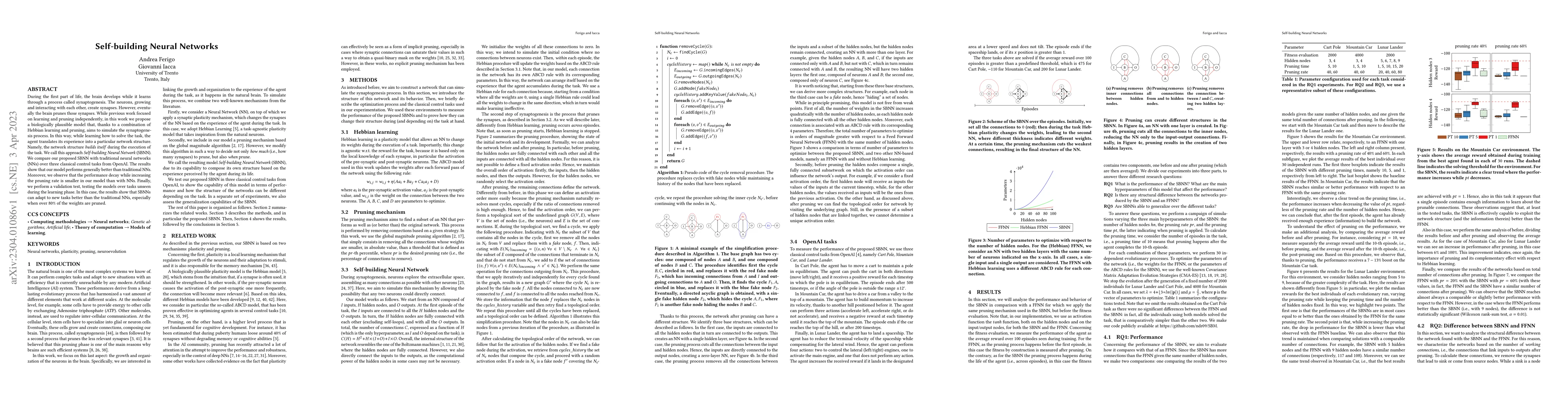 Thumbnail for Self-building Neural Networks