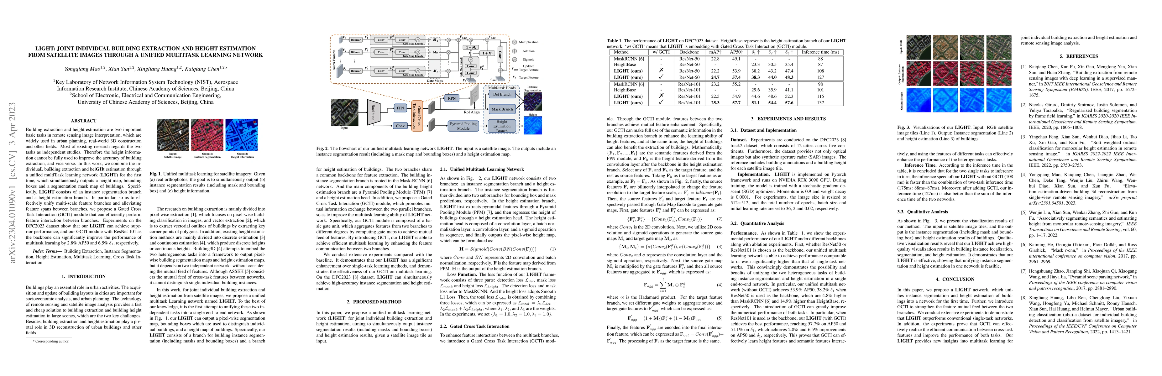 Thumbnail for LIGHT: Joint Individual Building Extraction and Height Estimation from
  Satellite Images through a Unified Multitask Learning Network