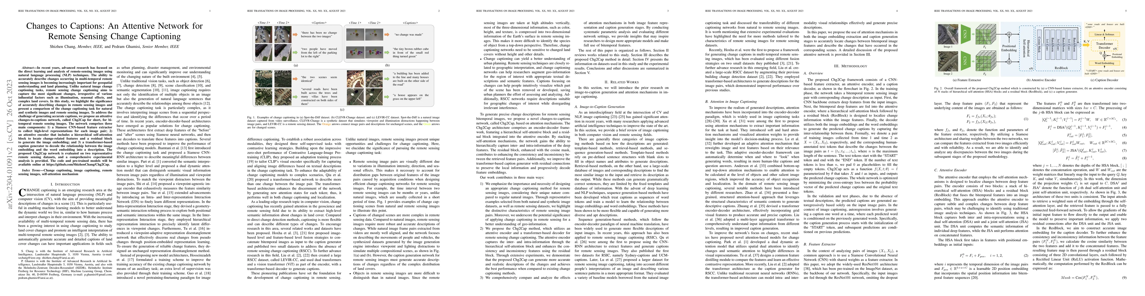 Thumbnail for Changes to Captions: An Attentive Network for Remote Sensing Change
  Captioning