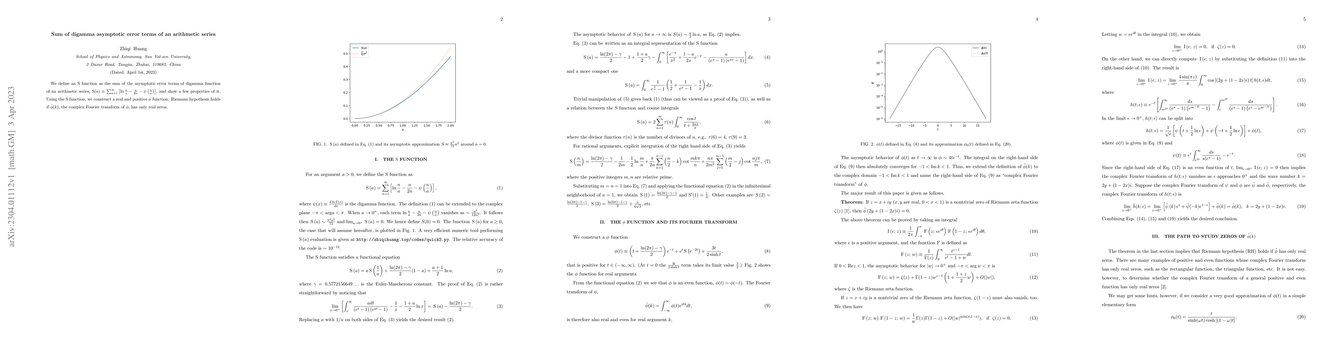 Thumbnail for Sum of digamma asymptotic error terms of an arithmetic series