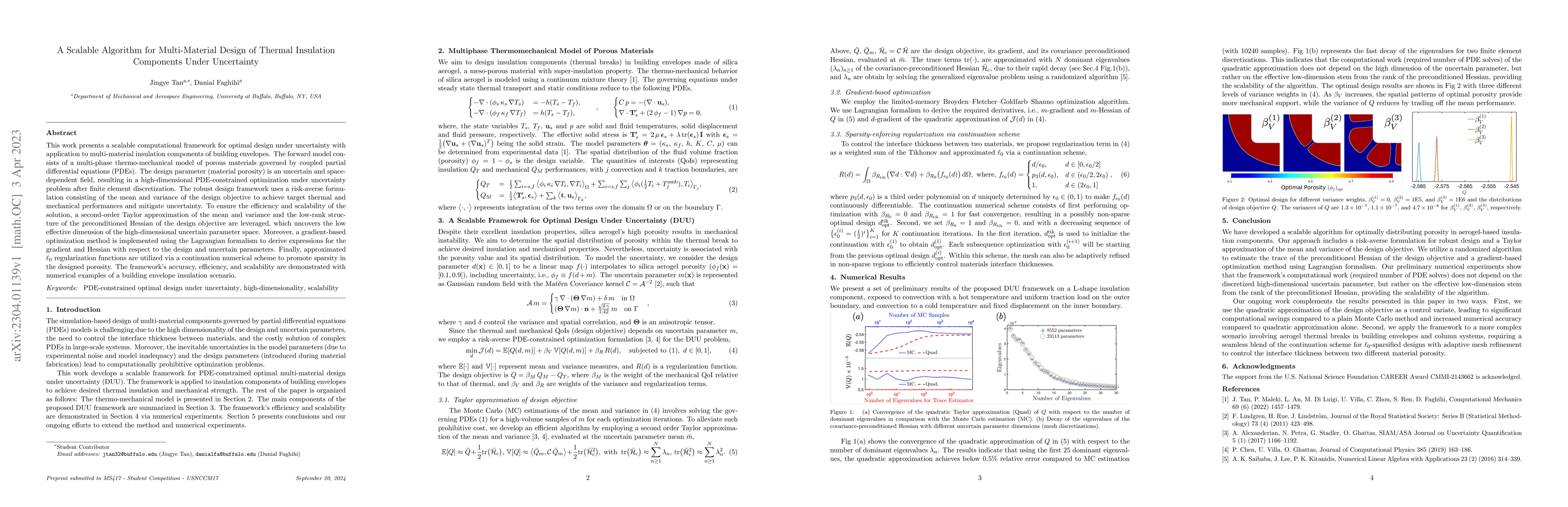 Thumbnail for A Scalable Algorithm for Multi-Material Design of Thermal Insulation
  Components Under Uncertainty