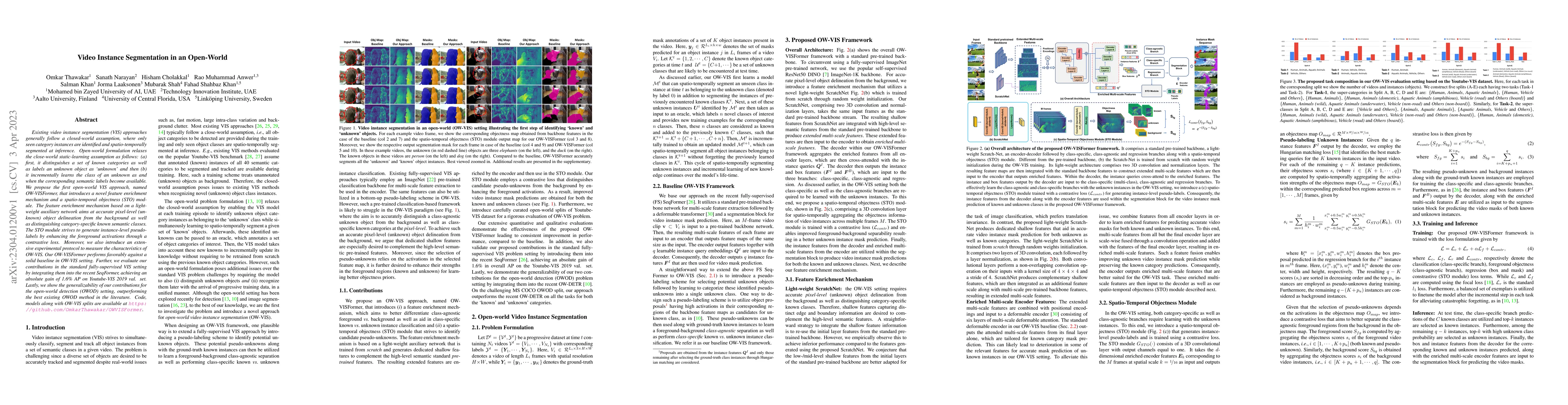 Thumbnail for Video Instance Segmentation in an Open-World