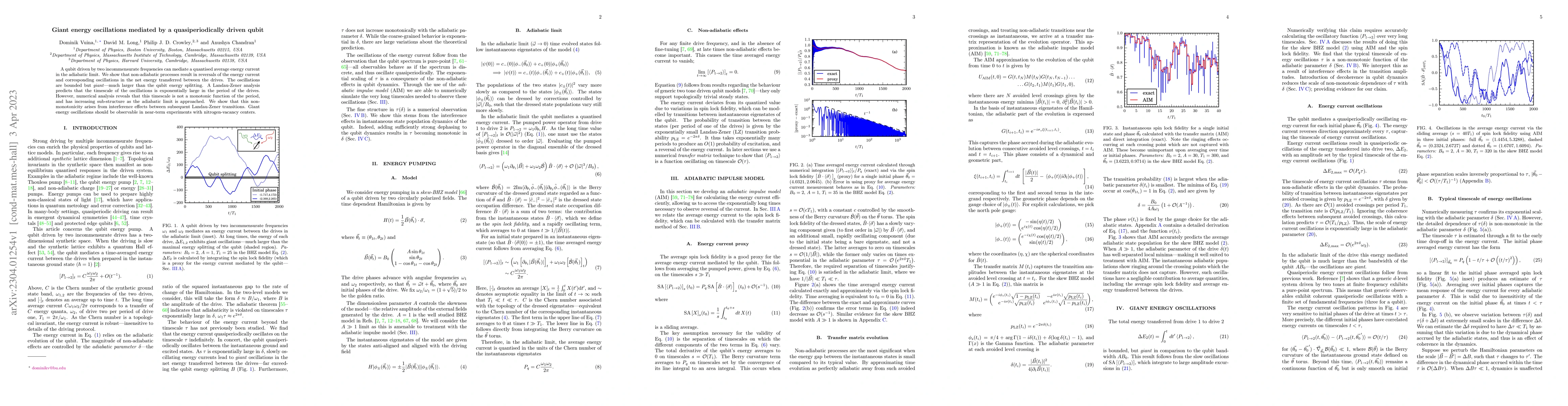 Thumbnail for Giant energy oscillations mediated by a quasiperiodically driven qubit