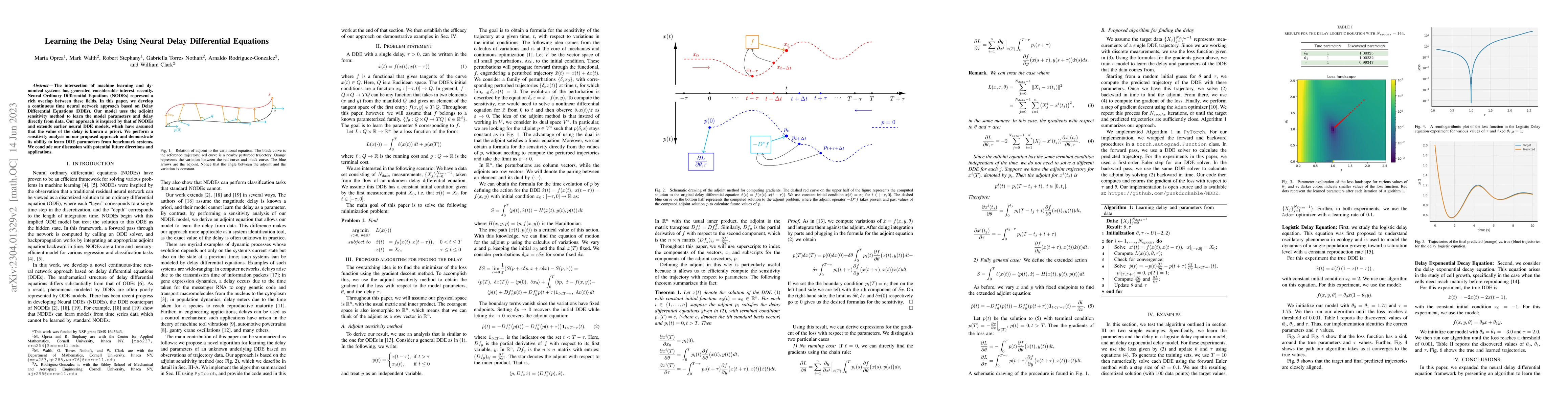 Thumbnail for Learning the Delay Using Neural Delay Differential Equations