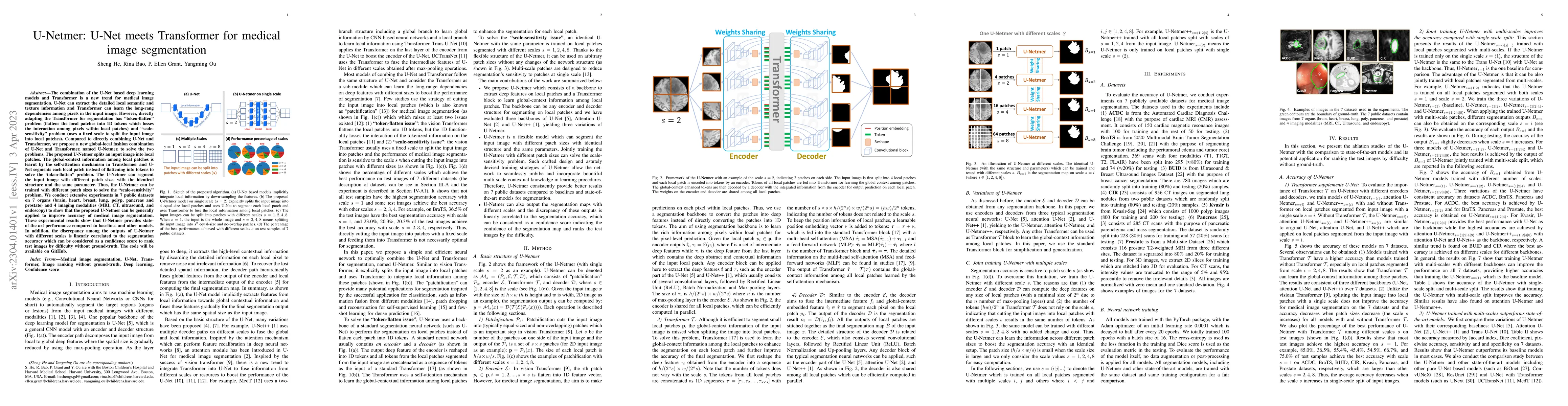 Thumbnail for U-Netmer: U-Net meets Transformer for medical image segmentation