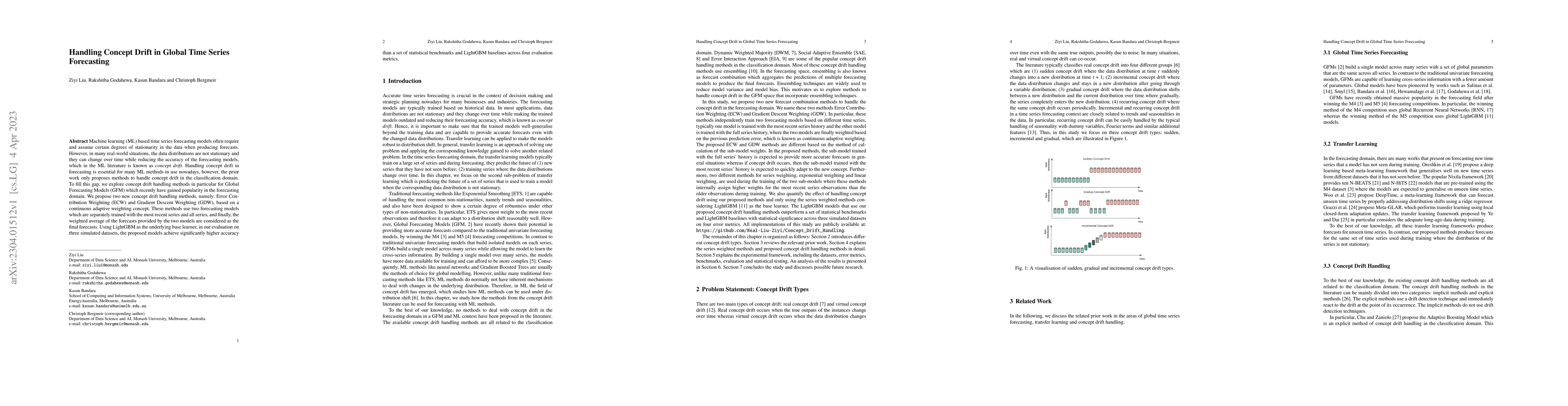 Thumbnail for Handling Concept Drift in Global Time Series Forecasting