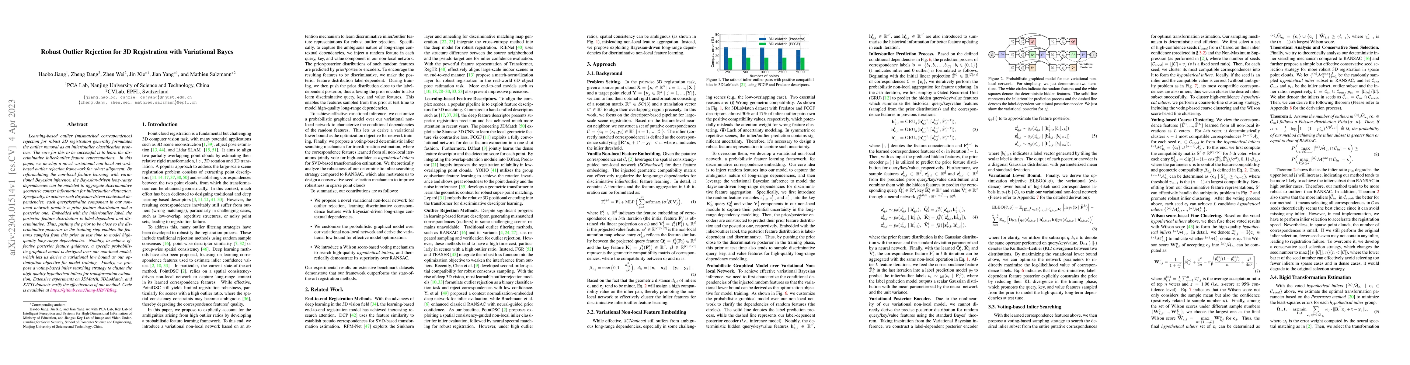 Thumbnail for Robust Outlier Rejection for 3D Registration with Variational Bayes