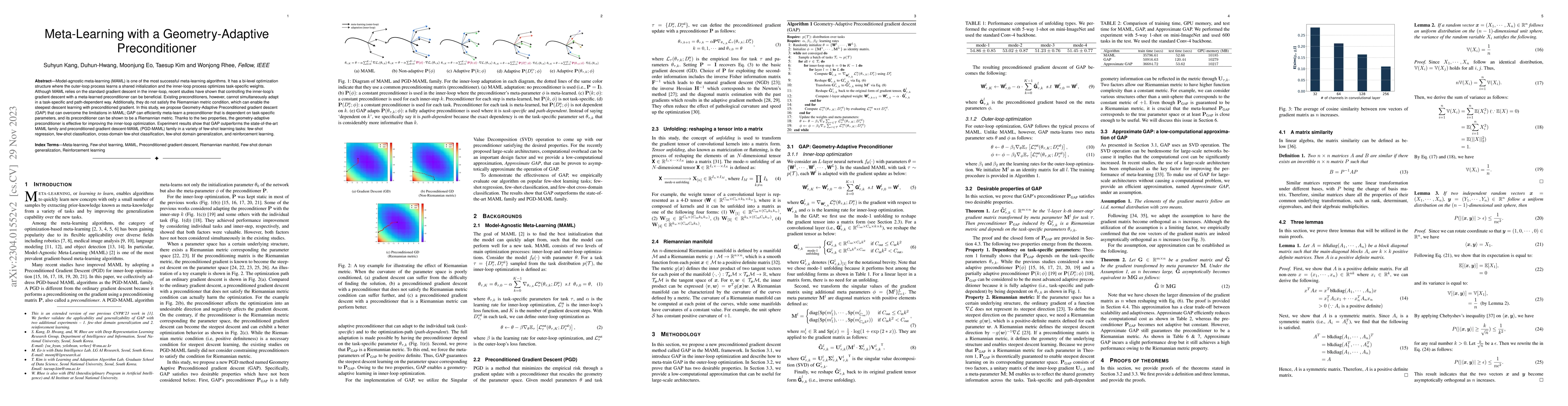 Thumbnail for Meta-Learning with a Geometry-Adaptive Preconditioner