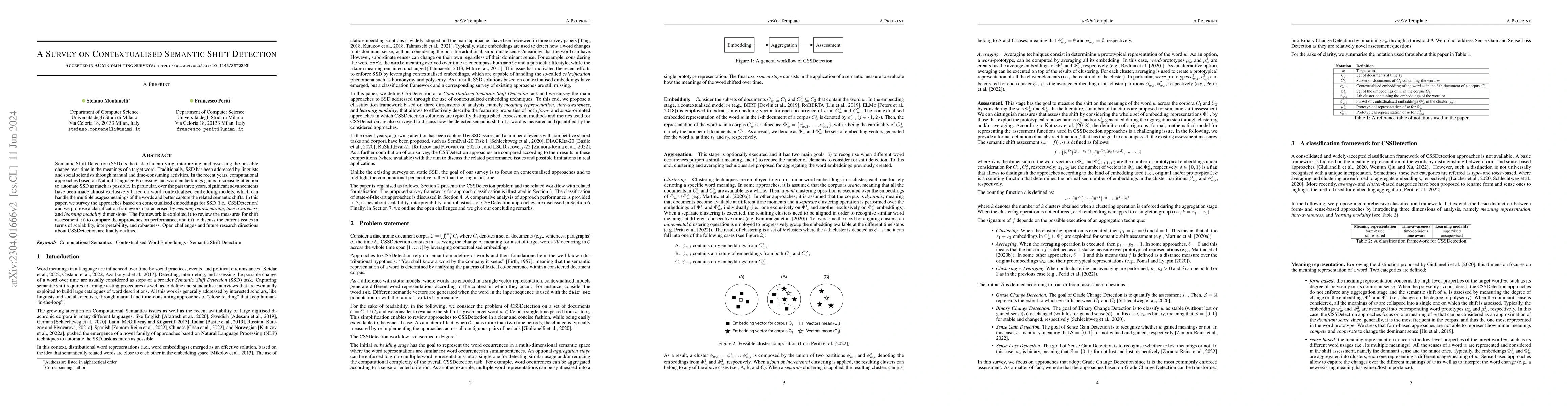 Thumbnail for A Survey on Contextualised Semantic Shift Detection