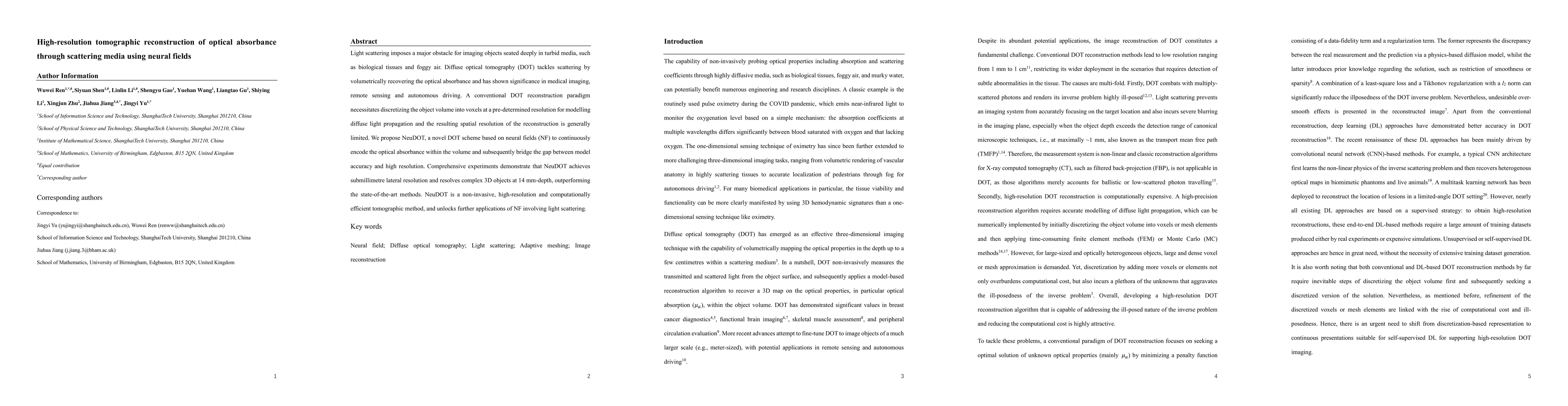 Thumbnail for High-resolution tomographic reconstruction of optical absorbance through
  scattering media using neural fields