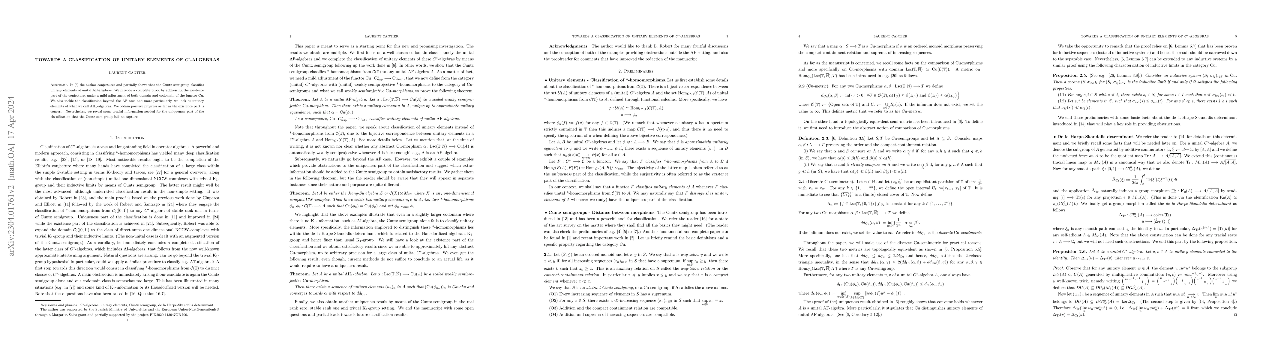 Thumbnail for Towards a classification of unitary elements of C*-algebras